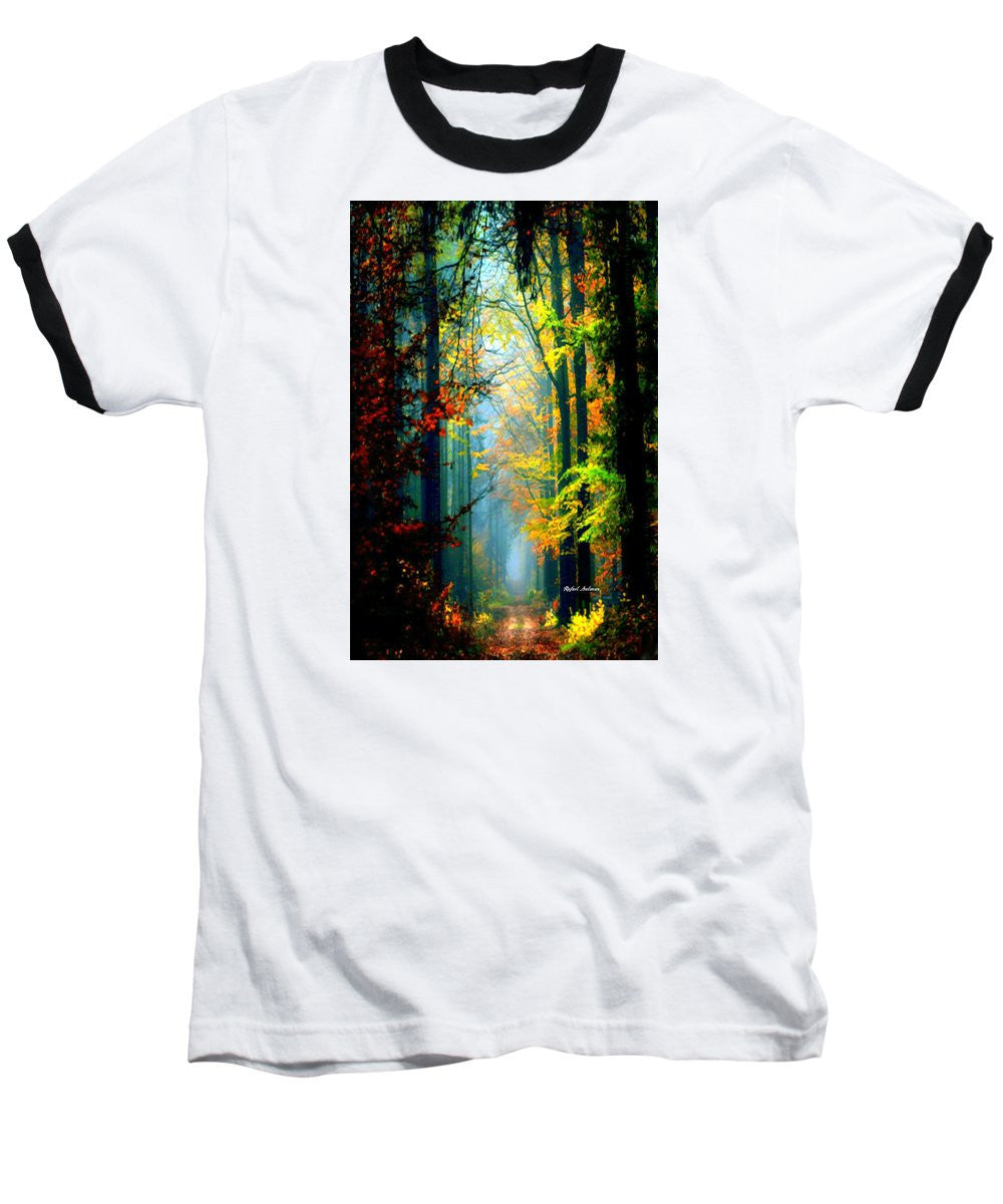 Baseball T-Shirt - Autumn Trails In Georgia