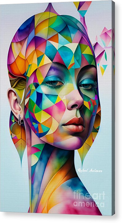 Azure Elegance - Acrylic Print