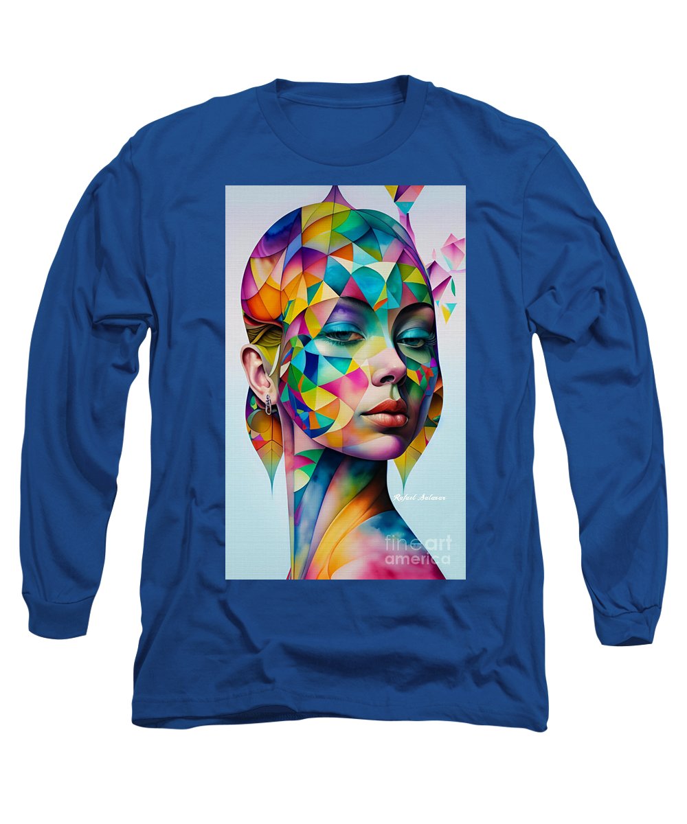 Azure Elegance - Long Sleeve T-Shirt