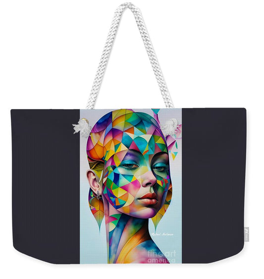 Azure Elegance - Weekender Tote Bag