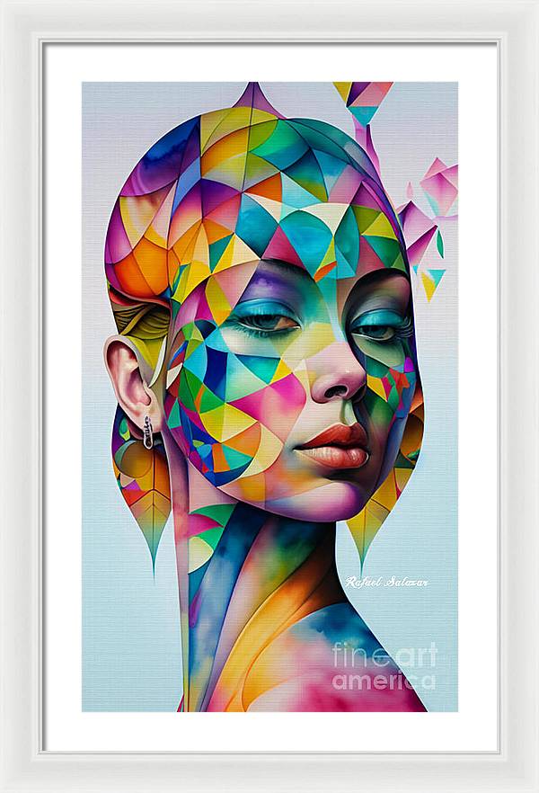 Azure Elegance - Framed Print