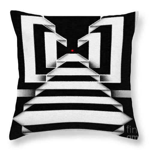 Back Alley of Moulin Rouge - Throw Pillow