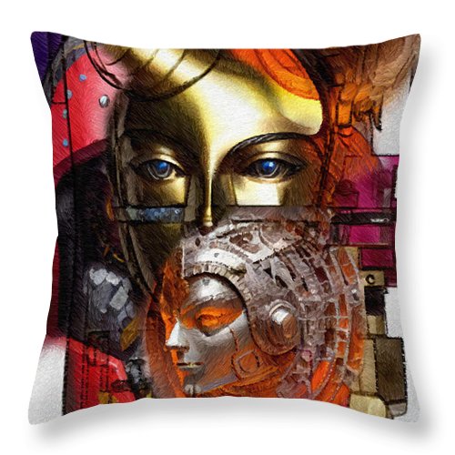 Back in the office - Throw Pillow