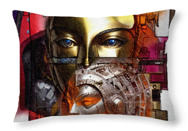 Back in the office - Throw Pillow