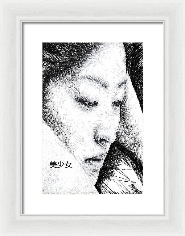 Framed Print - Beautiful Girl