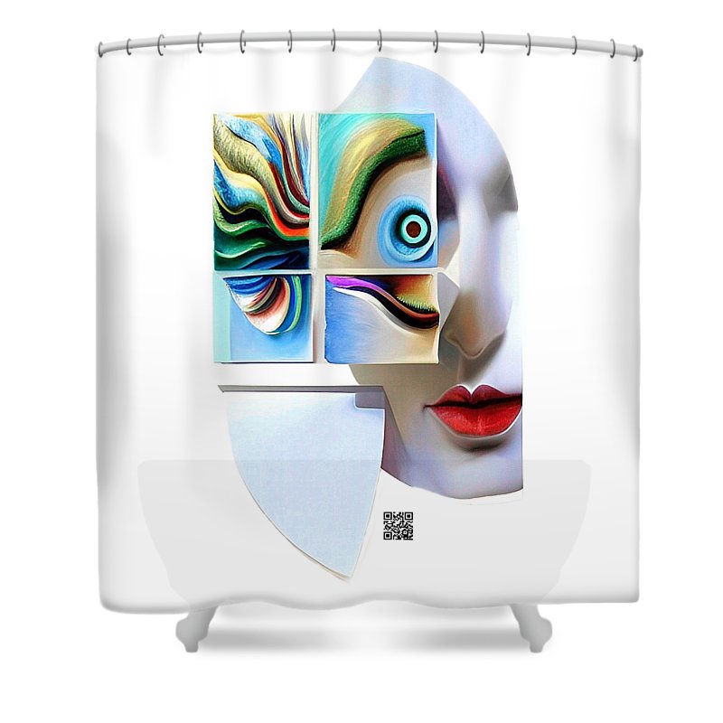 Beauty is in the Eye of the Beholder - Shower Curtain