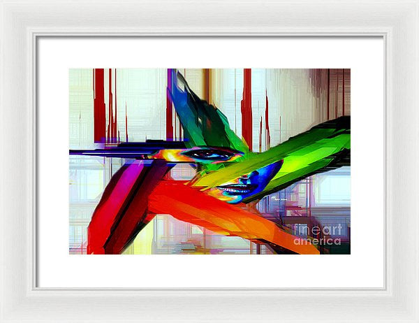 Framed Print - Behind The Glass