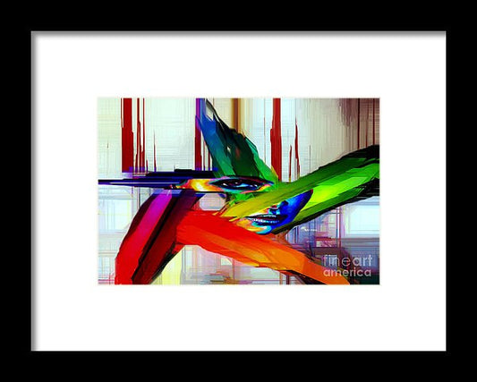 Framed Print - Behind The Glass