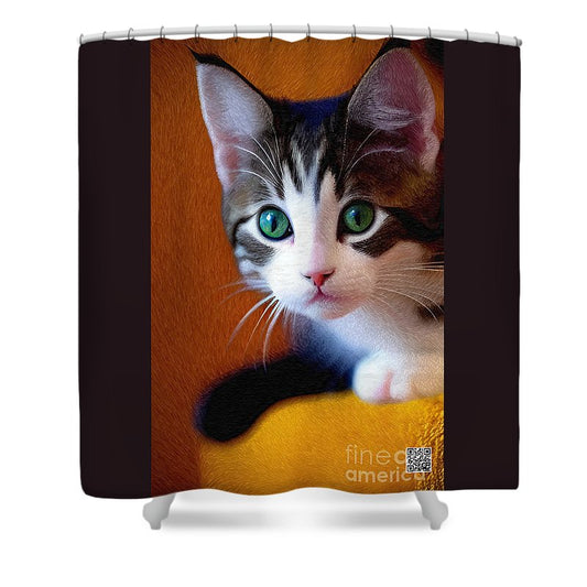 Bella wants to play - Shower Curtain