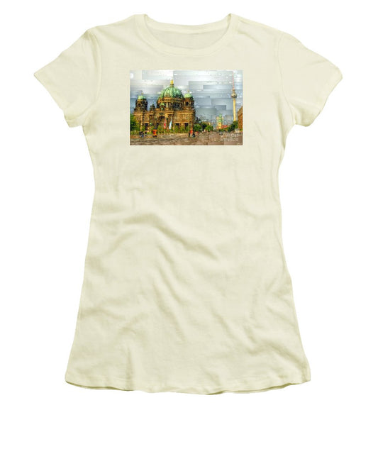 T-shirt pour femme (coupe junior) - Cathédrale de Berlin