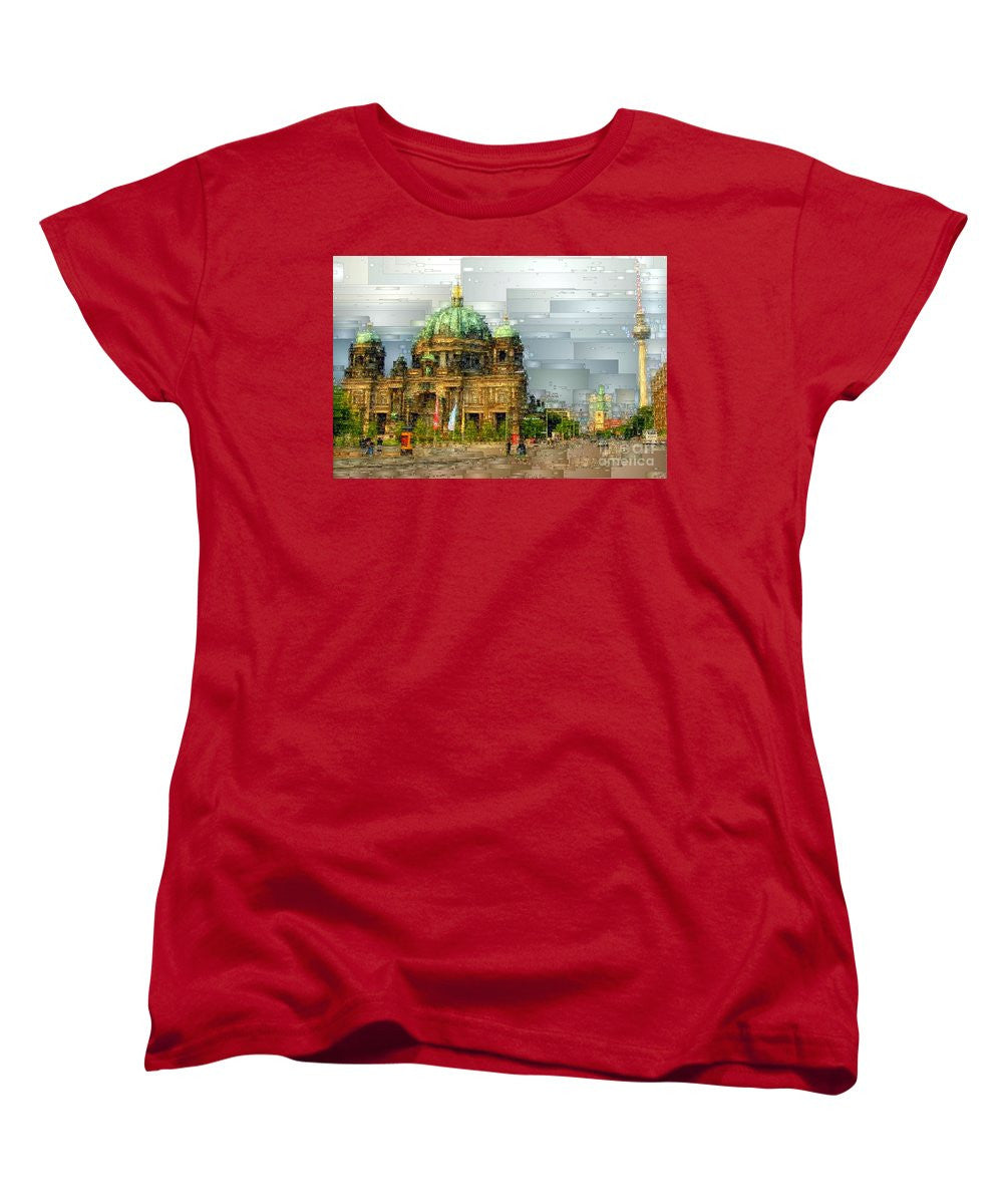 T-shirt pour femme (coupe standard) - Cathédrale de Berlin