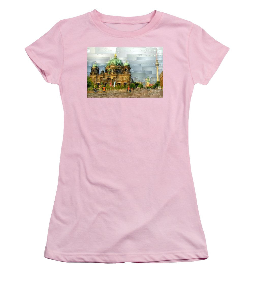 T-shirt pour femme (coupe junior) - Cathédrale de Berlin