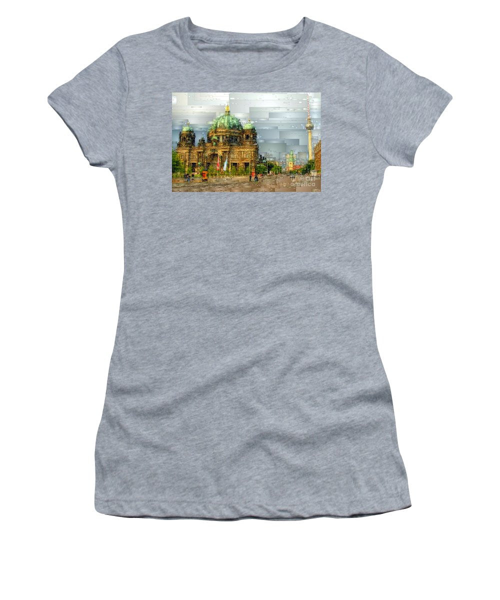 T-shirt pour femme (coupe junior) - Cathédrale de Berlin