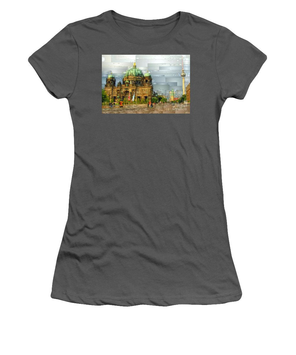 T-shirt pour femme (coupe junior) - Cathédrale de Berlin