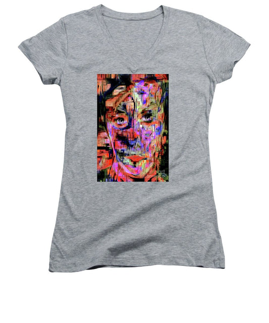 Women's V-Neck T-Shirt (Junior Cut) - Besties