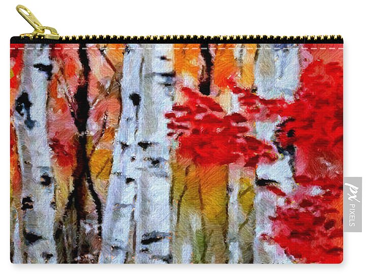 Birch Trees In Fall - Carry-All Pouch