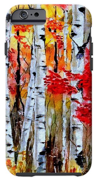 Birch Trees In Fall - Phone Case