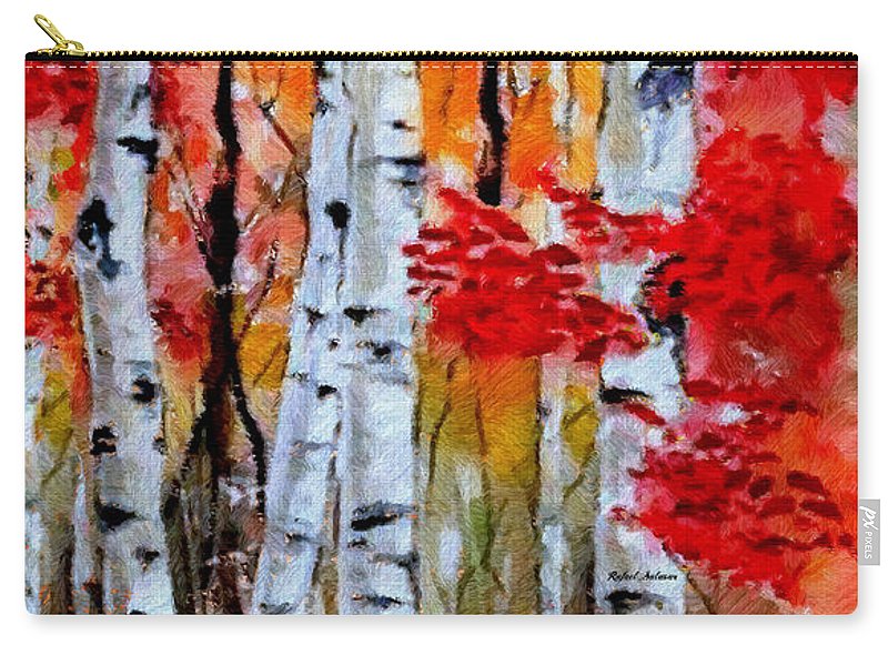 Birch Trees In Fall - Carry-All Pouch