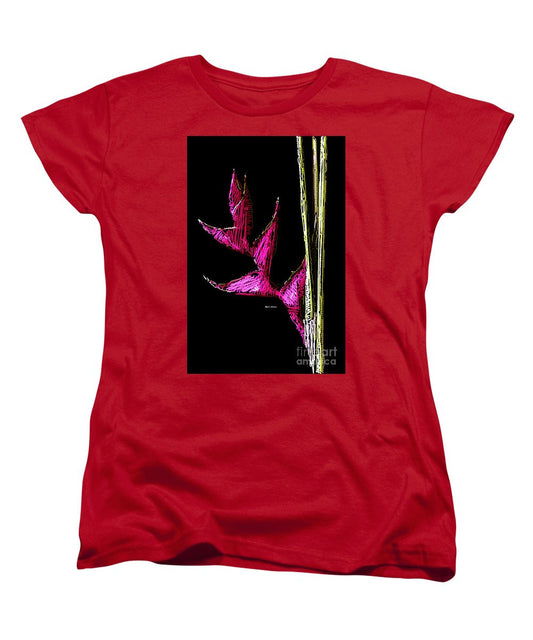 T-shirt femme (coupe standard) - Oiseaux de paradis