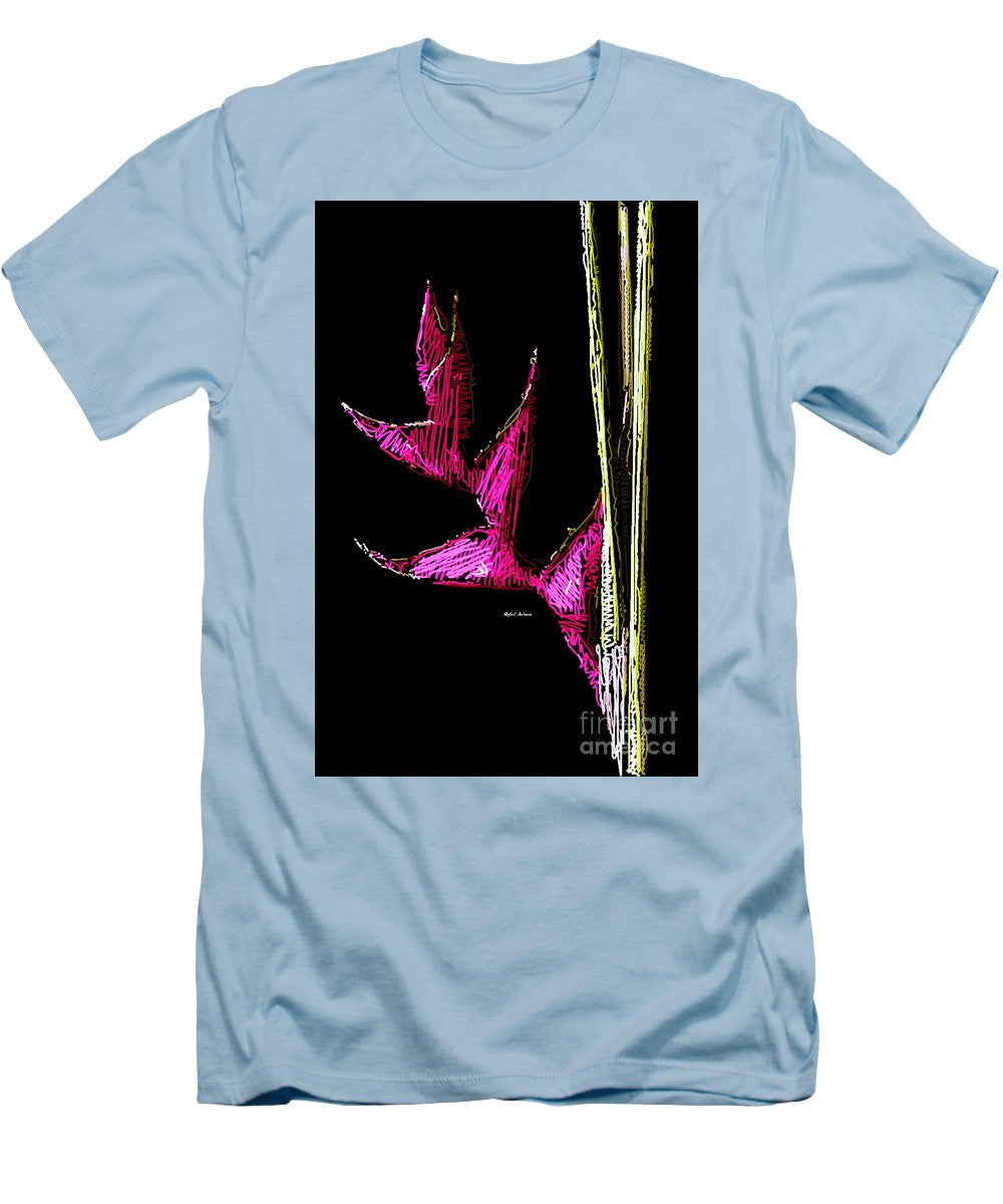 T-shirt pour homme (coupe ajustée) - Oiseaux de paradis