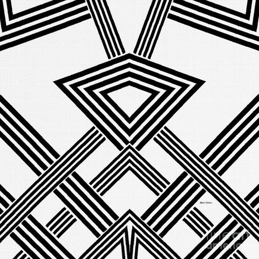 Black And White Diamond - Art Print