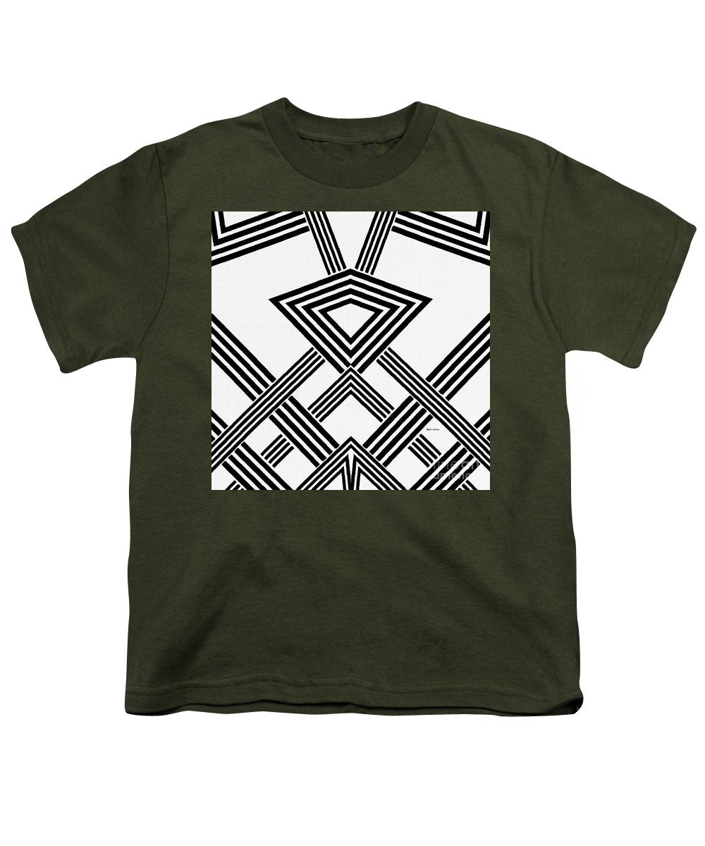 Black And White Diamond - Youth T-Shirt