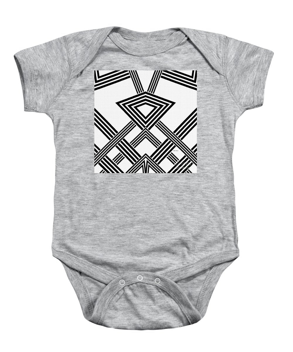 Black And White Diamond - Baby Onesie