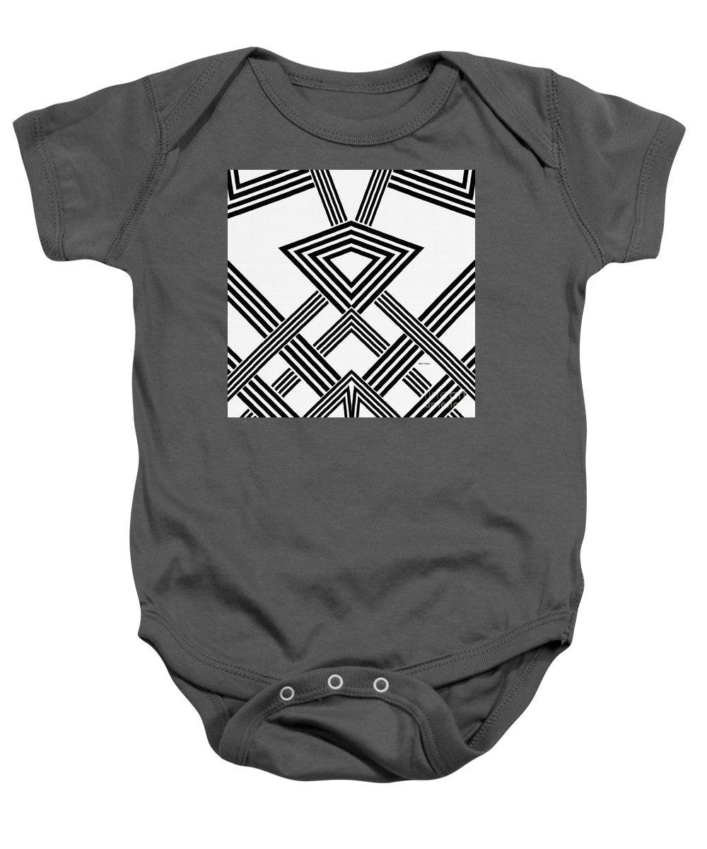 Black And White Diamond - Baby Onesie