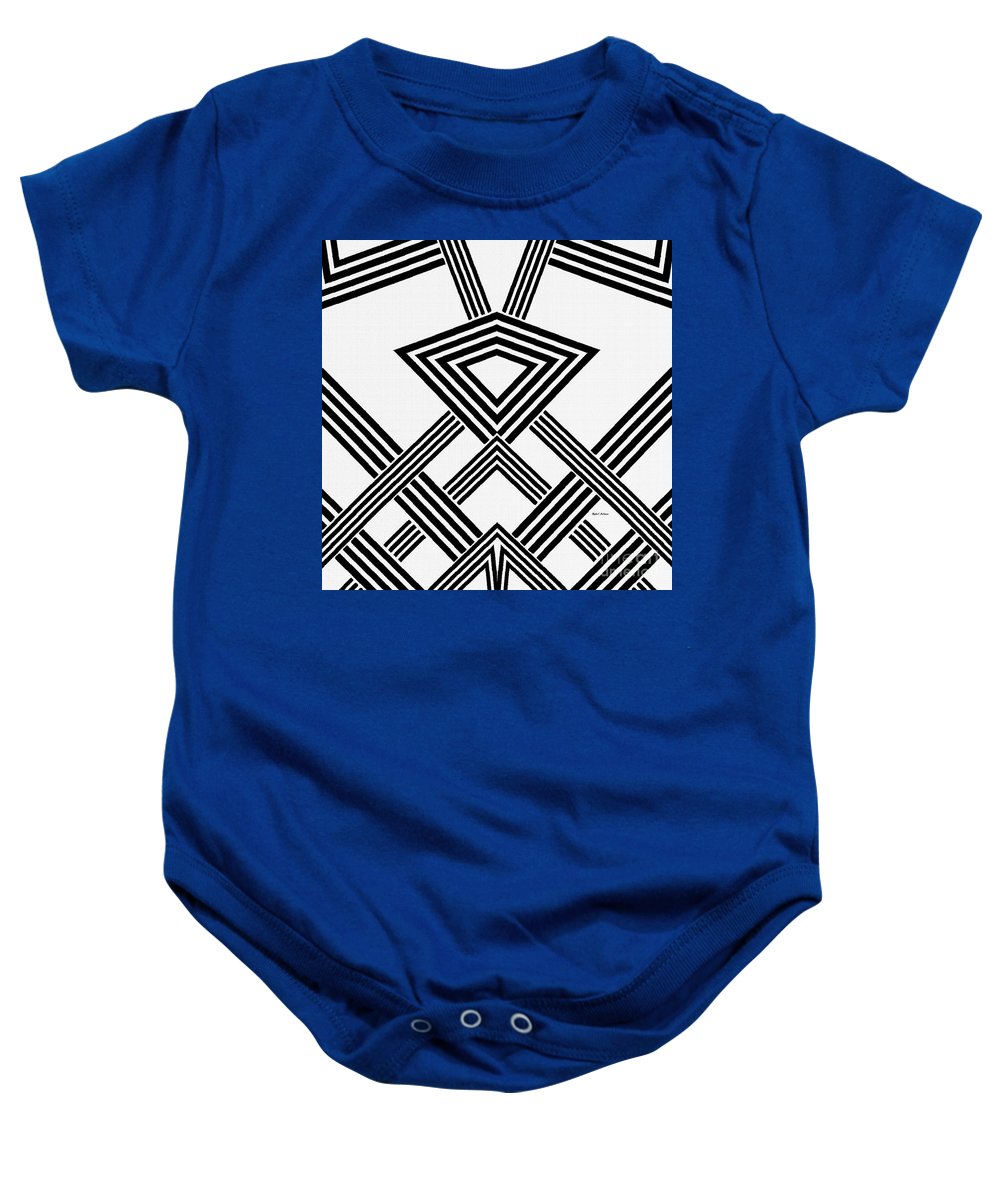 Black And White Diamond - Baby Onesie