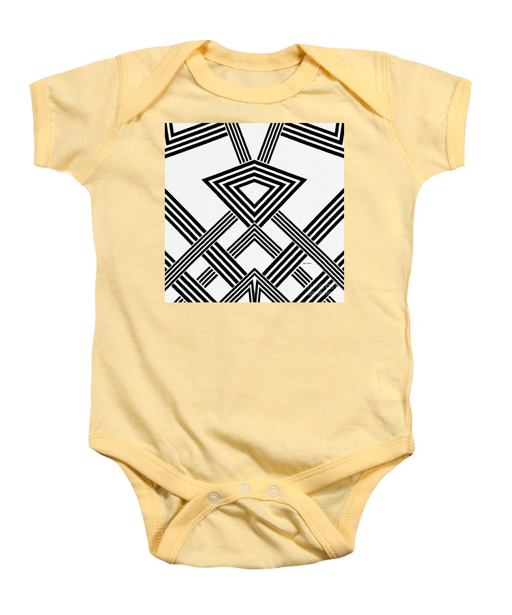 Black And White Diamond - Baby Onesie