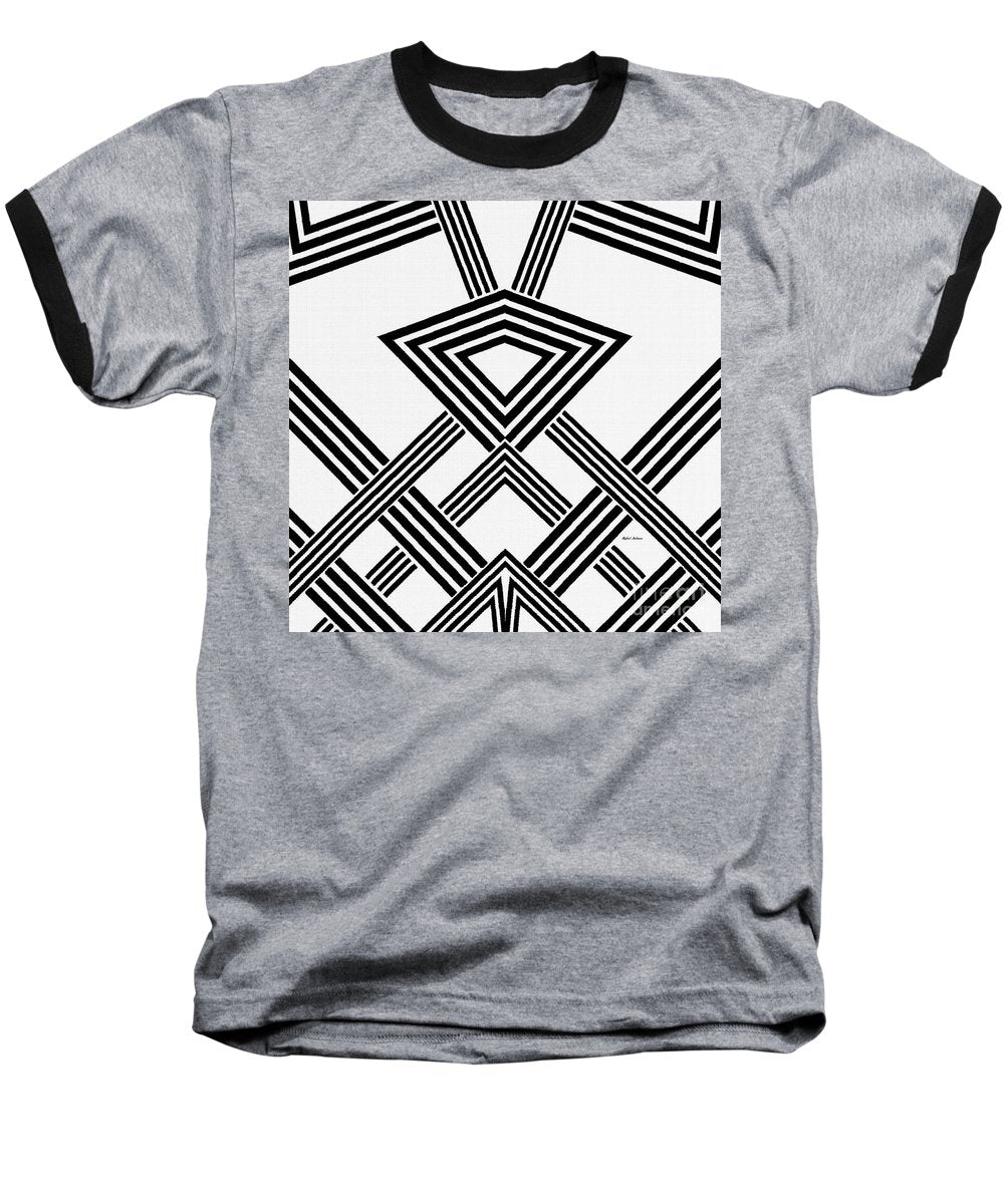 Black And White Diamond - Baseball T-Shirt