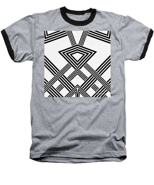 Black And White Diamond - Baseball T-Shirt