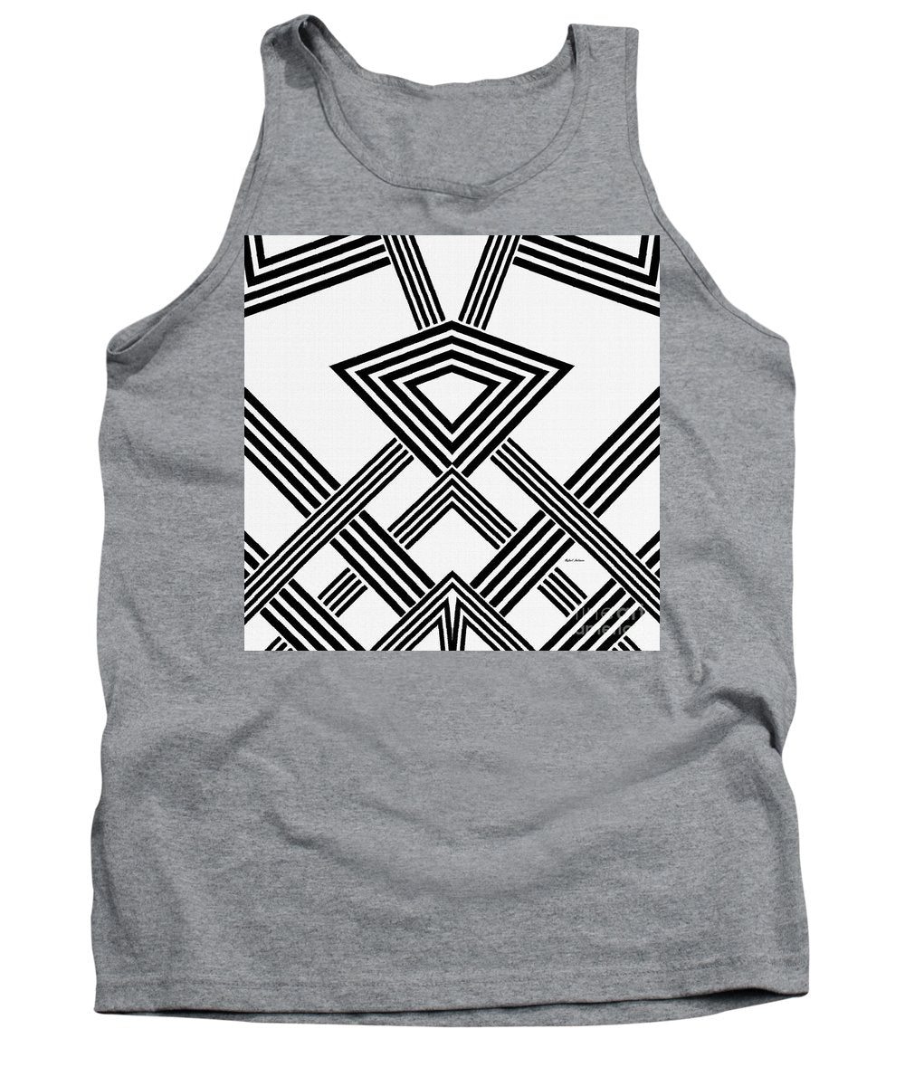 Black And White Diamond - Tank Top