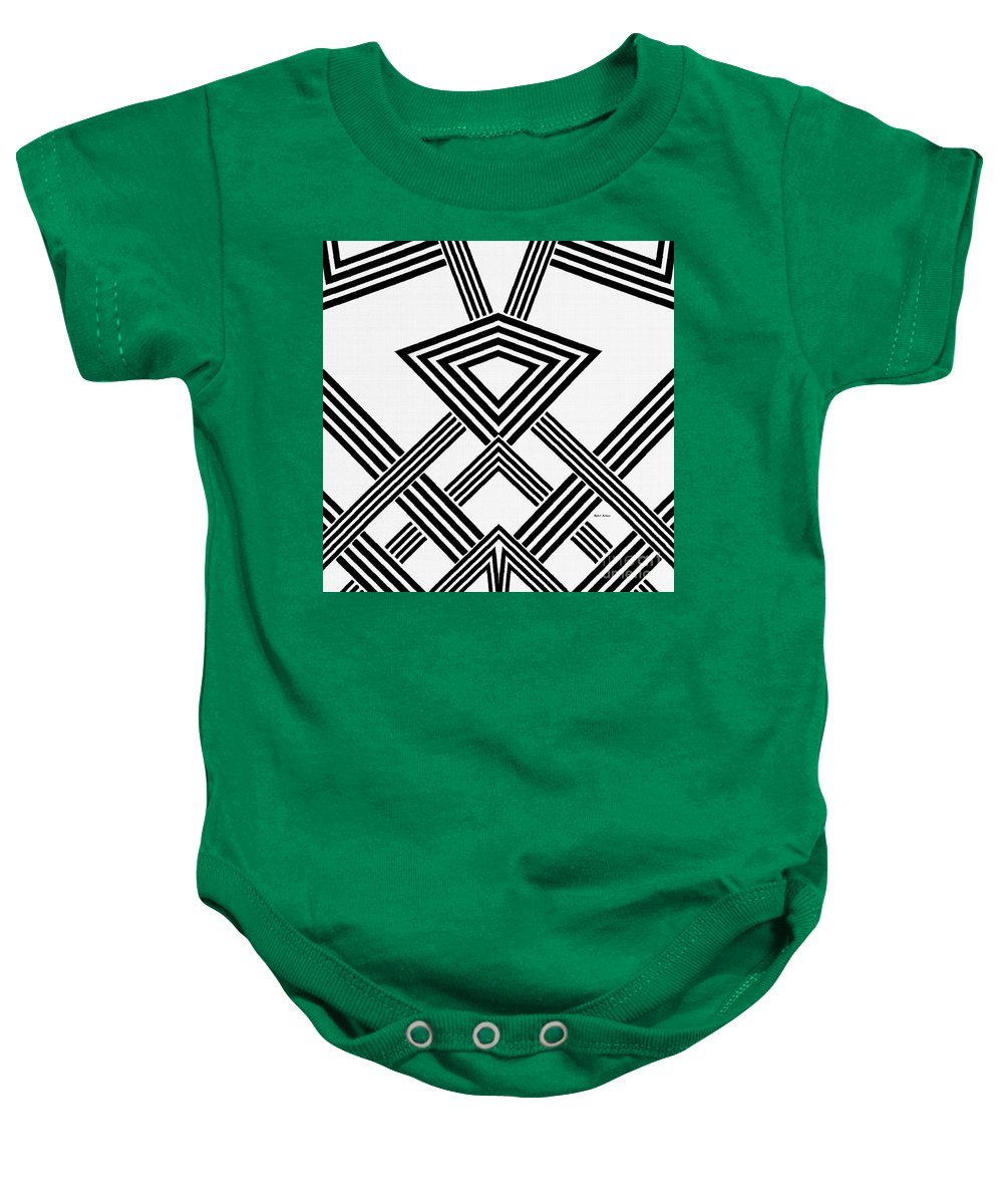 Black And White Diamond - Baby Onesie