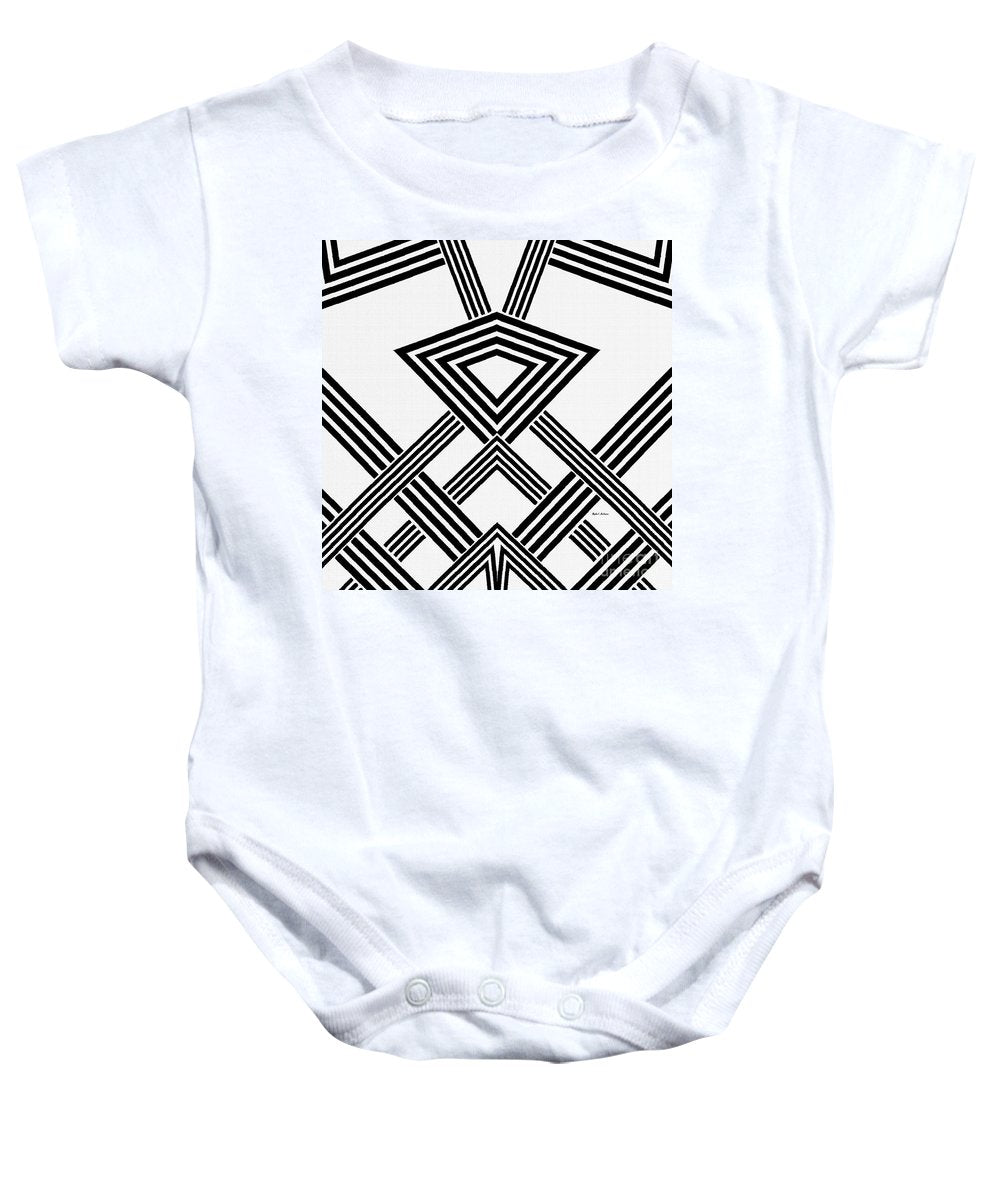 Black And White Diamond - Baby Onesie