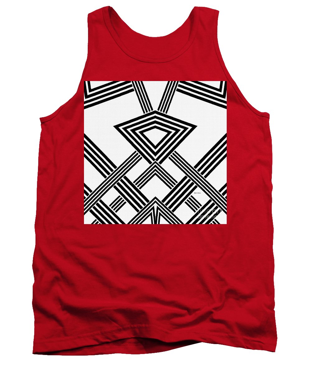 Black And White Diamond - Tank Top