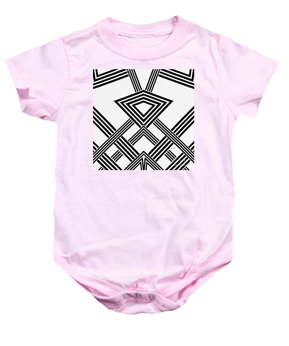 Black And White Diamond - Baby Onesie