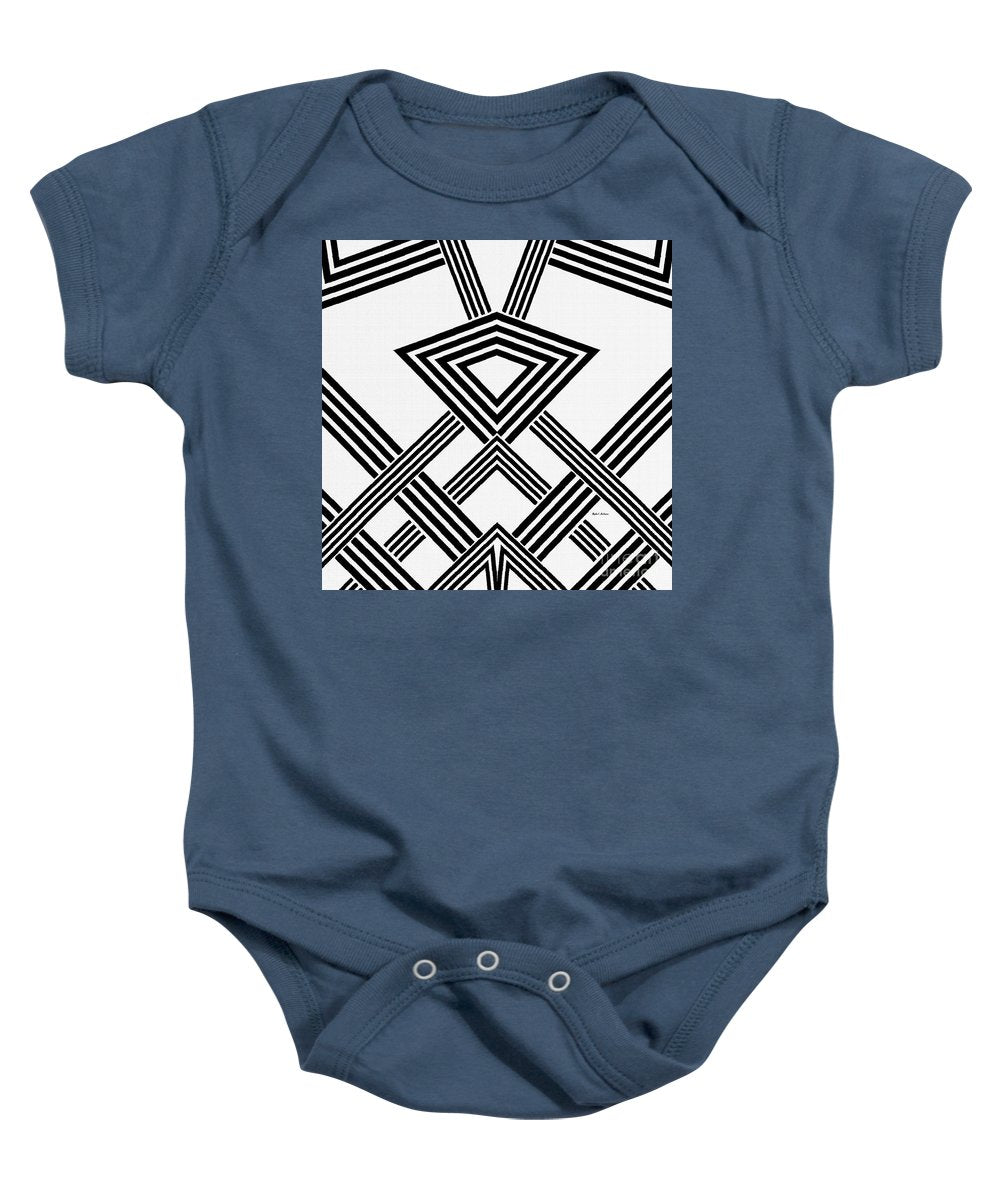 Black And White Diamond - Baby Onesie