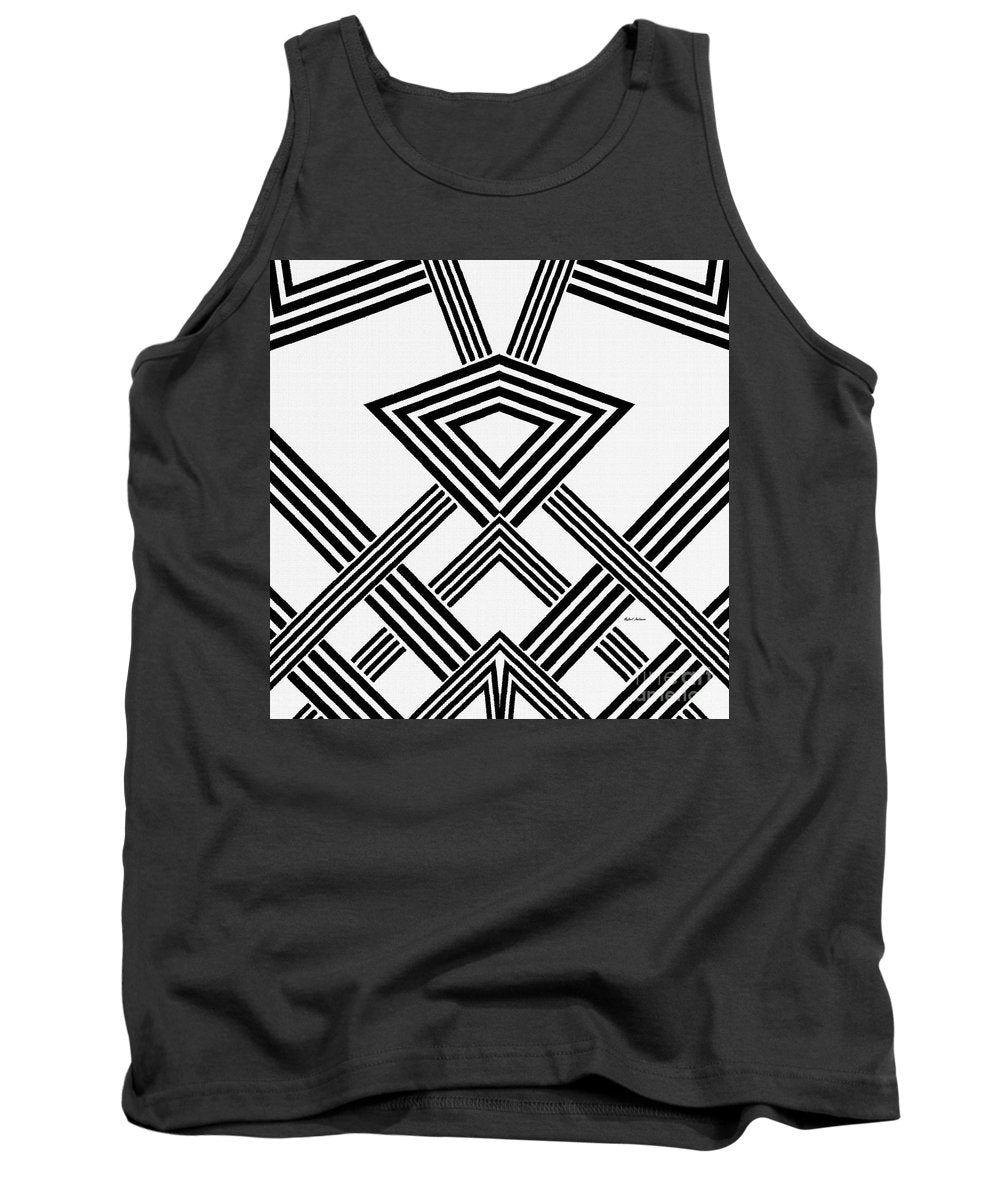 Black And White Diamond - Tank Top