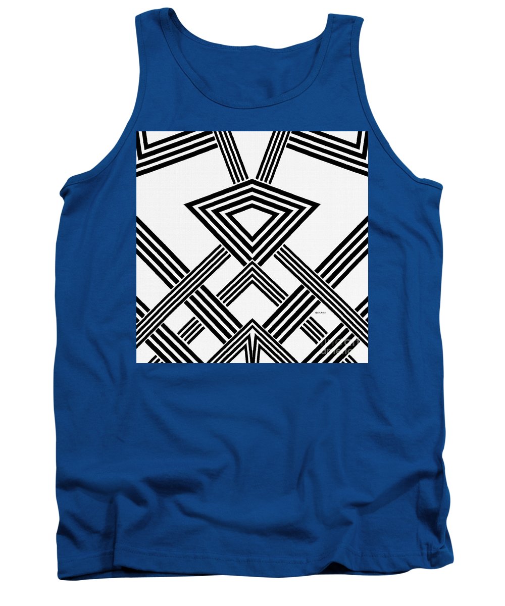 Black And White Diamond - Tank Top