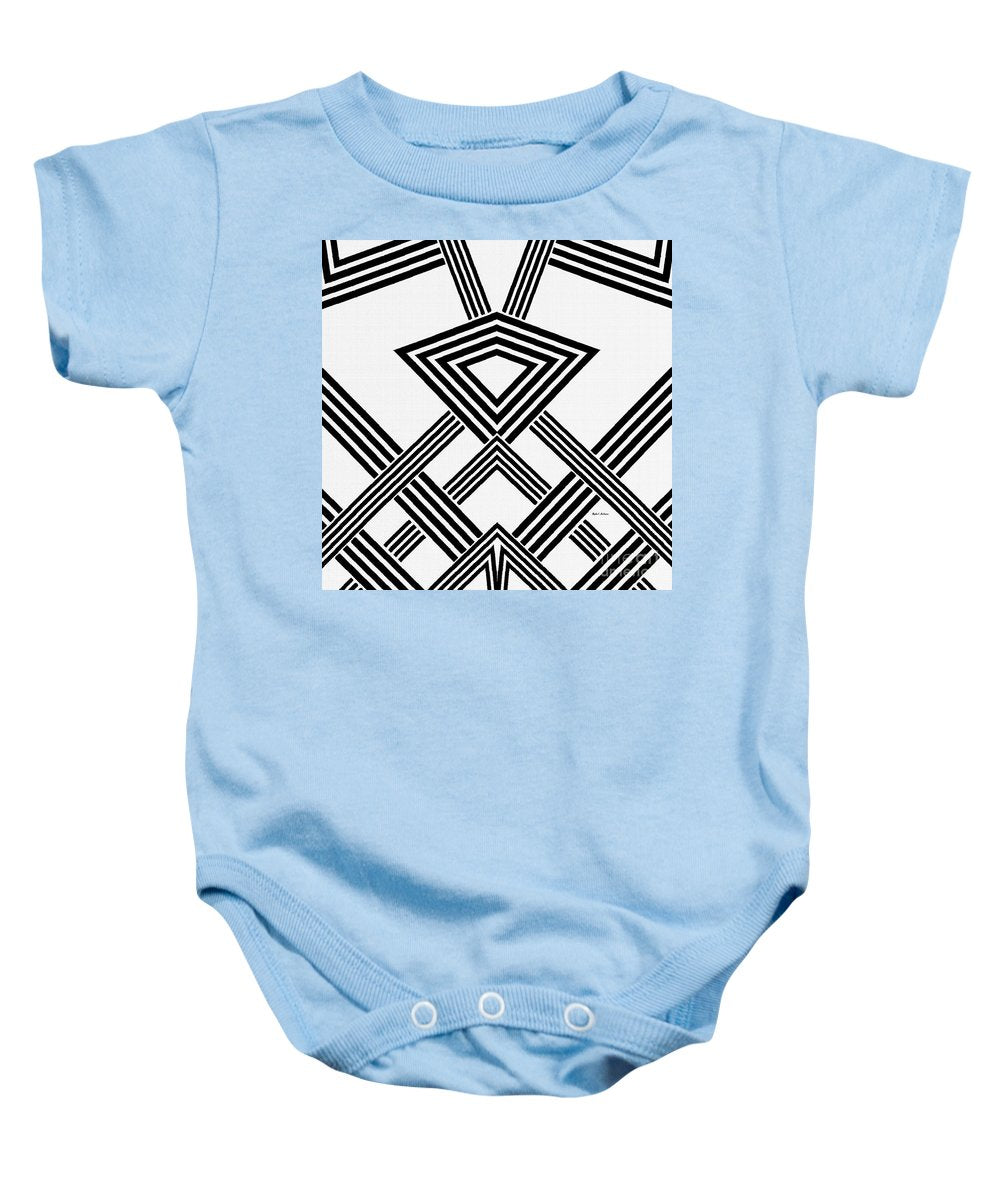 Black And White Diamond - Baby Onesie