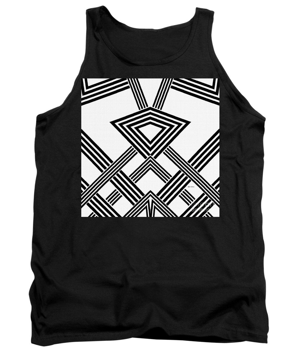 Black And White Diamond - Tank Top