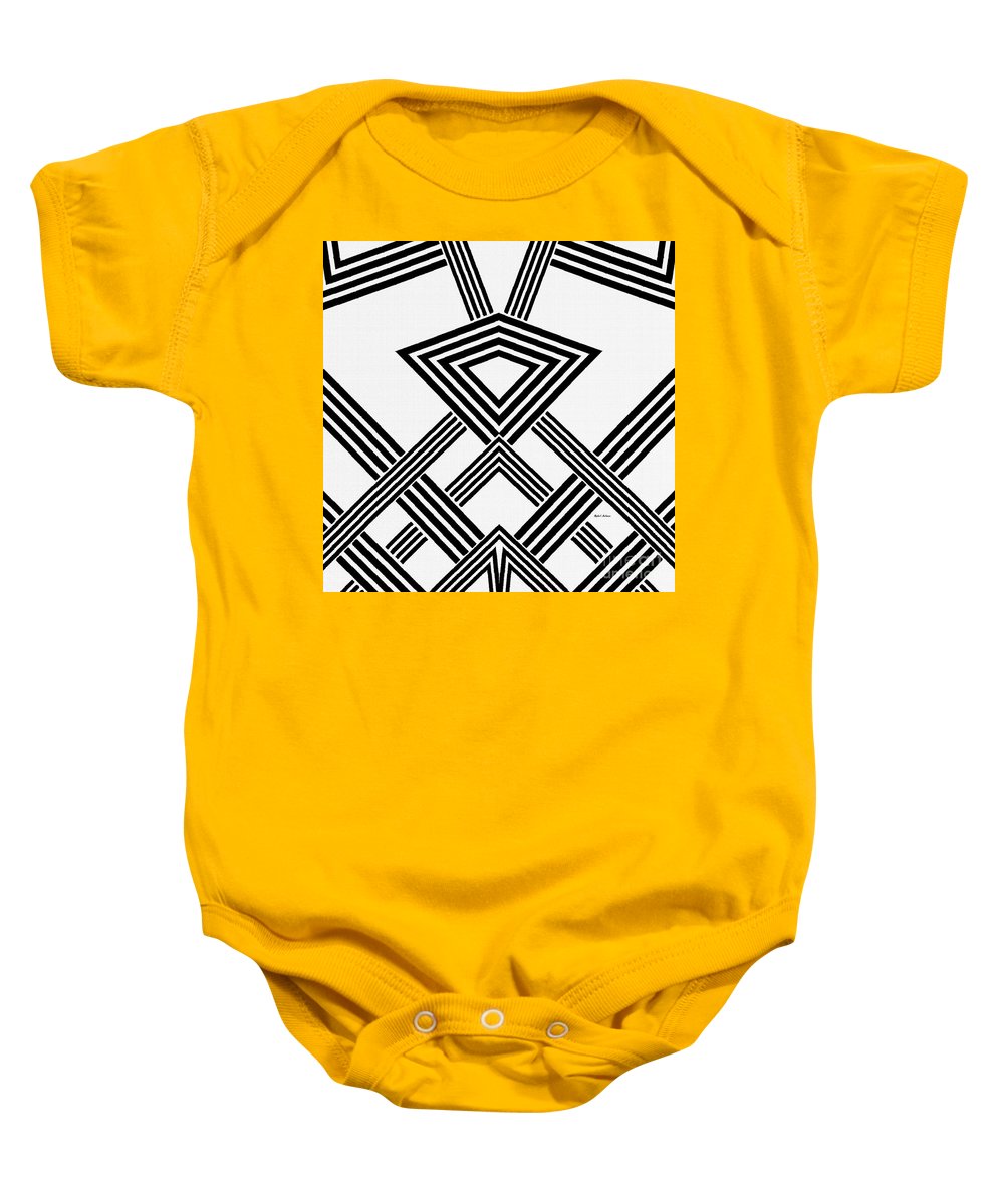 Black And White Diamond - Baby Onesie