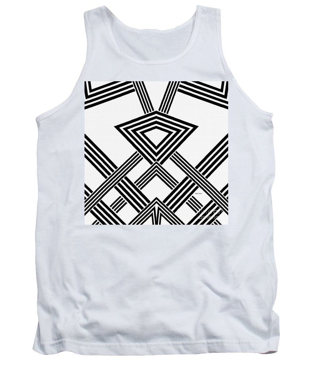 Black And White Diamond - Tank Top