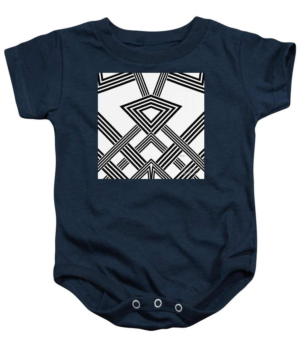 Black And White Diamond - Baby Onesie