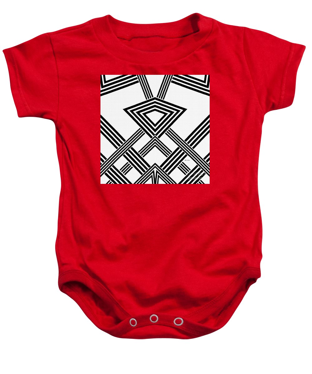 Black And White Diamond - Baby Onesie