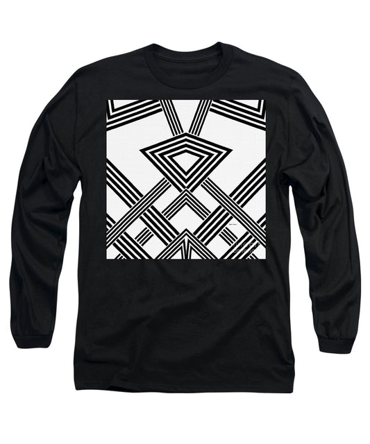 Black And White Diamond - Long Sleeve T-Shirt