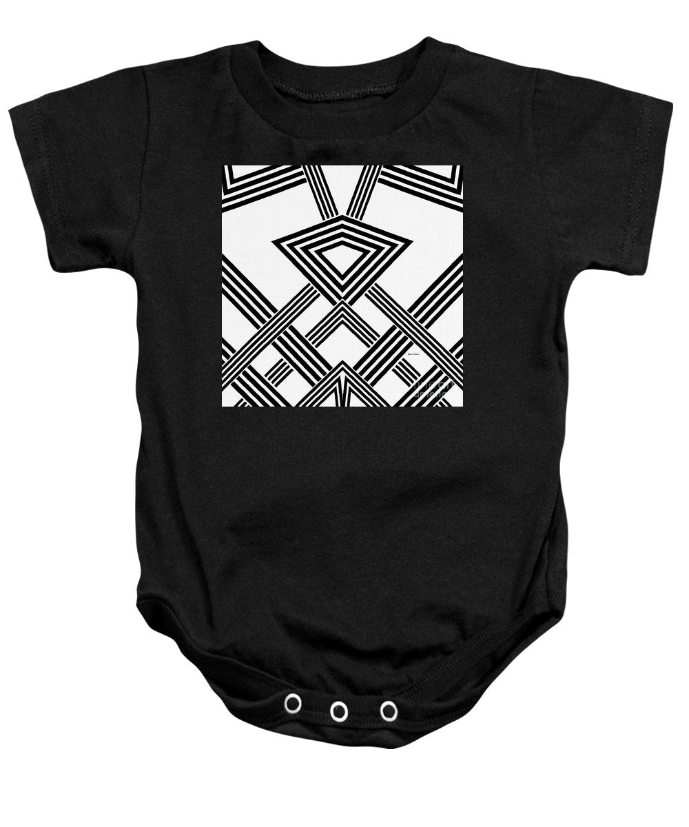 Black And White Diamond - Baby Onesie