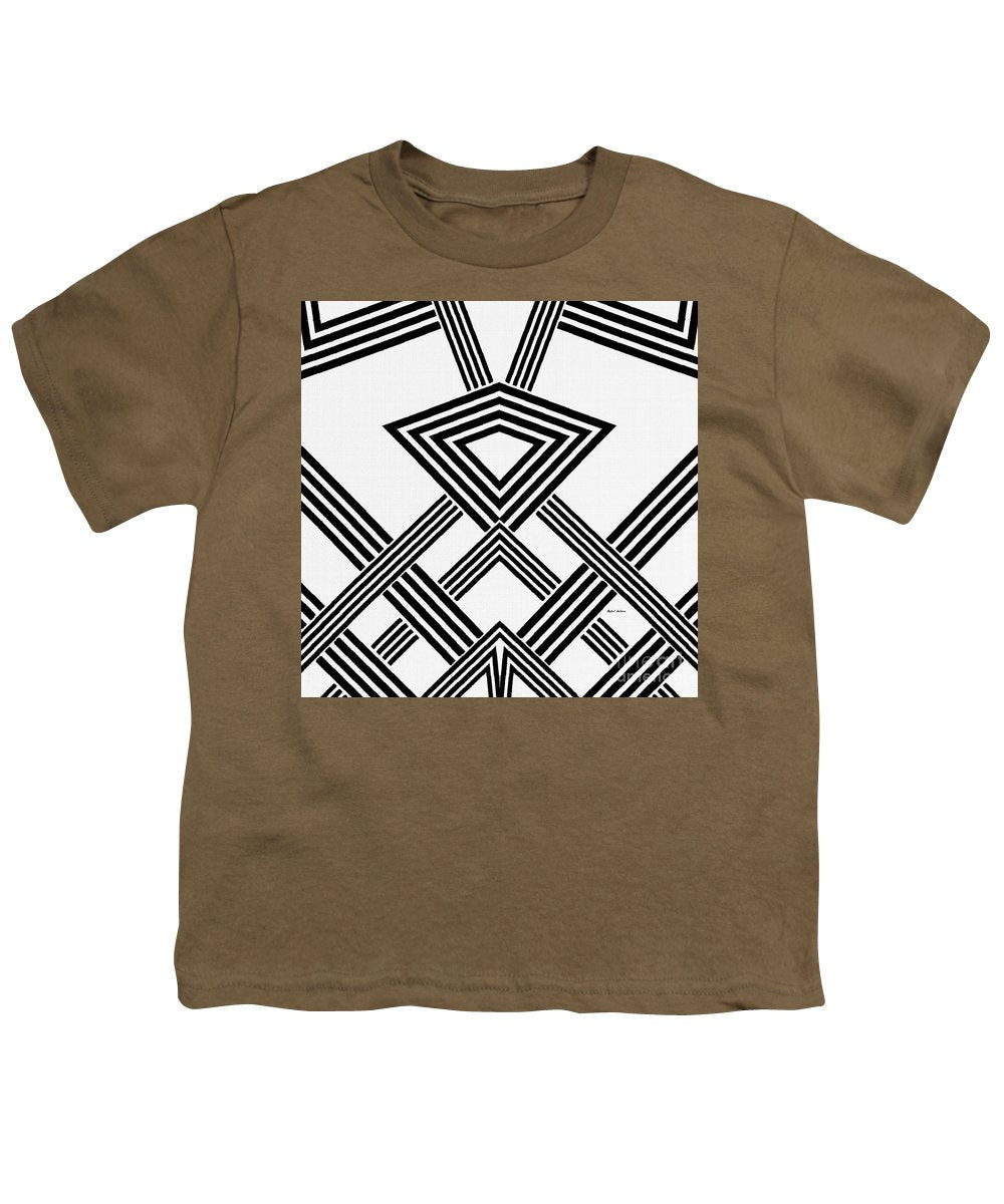 Black And White Diamond - Youth T-Shirt