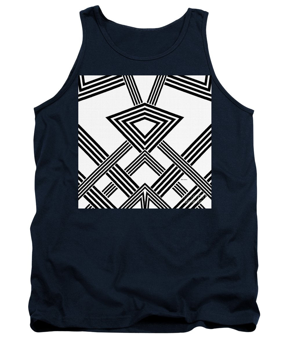 Black And White Diamond - Tank Top